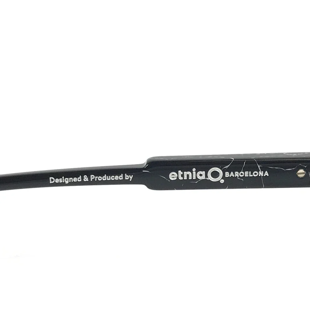 Etnia Barcelona Eyeglasses Frames SYKO BK Black Aviator Full Rim 54-16-138